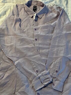 GAP Light Lavender Button-Down Shirt